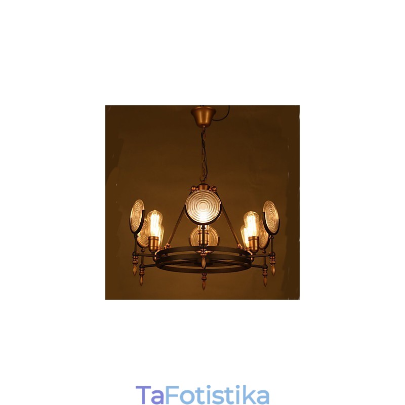 Retro Vintage Πολυέλαιος 6Α