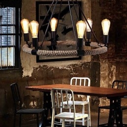 Πολυέλαιος Κρεμαστό Φωτιστικό Mini Style Rustic Lodge Metal