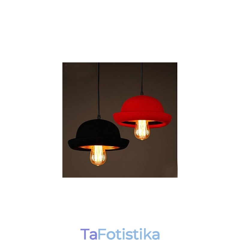 Κρεμαστό Καπέλο Σχέδιο Cafe Μαύρος πολυέλαιος