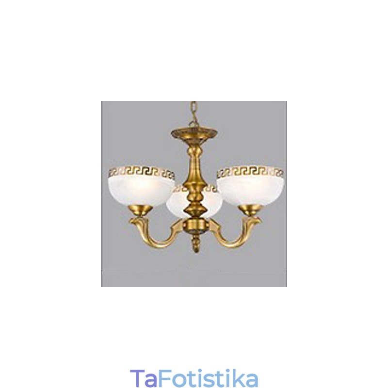 Φωτιστικό Full Copper Marble Dining Πρωτότυπος Μοντέρνος Χάλκινος Πολυέλαιος