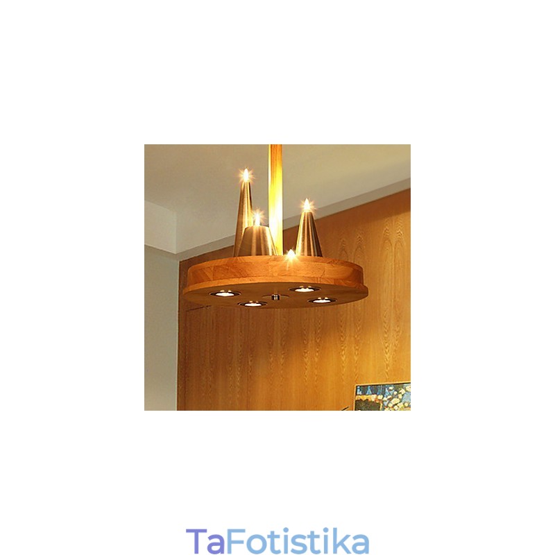 American Warm Stylish μενταγιόν από μασίφ ξύλο
