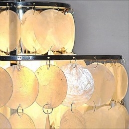 ΛΑΜΠΑ Minimalist Shell Chandelier Den Chandelier