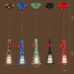 E26 Vintage κρεμαστό φωτιστικό Waterpipe Design Lights