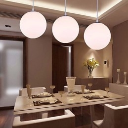 1 Lights Σύγχρονο Γυάλινο Κρεμαστό Φωτιστικό
