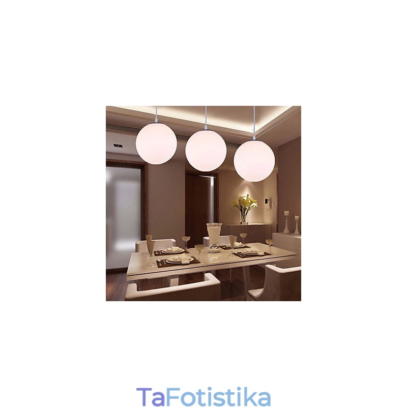 1 Lights Σύγχρονο Γυάλινο Κρεμαστό Φωτιστικό