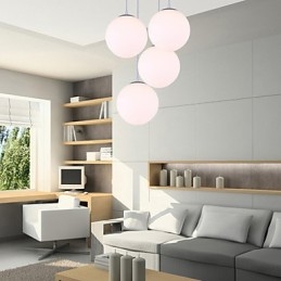 1 Lights Σύγχρονο Γυάλινο Κρεμαστό Φωτιστικό