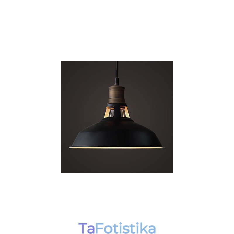 Industrial Vintagen Mini Metal Κρεμαστό Φωτιστικό 1 Ανοιχτό Πολύχρωμο Προαιρετικό