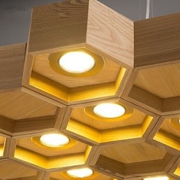 Κρεμαστά φωτάκια Country Wood Bamboo