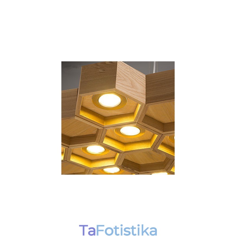 Κρεμαστά φωτάκια Country Wood Bamboo