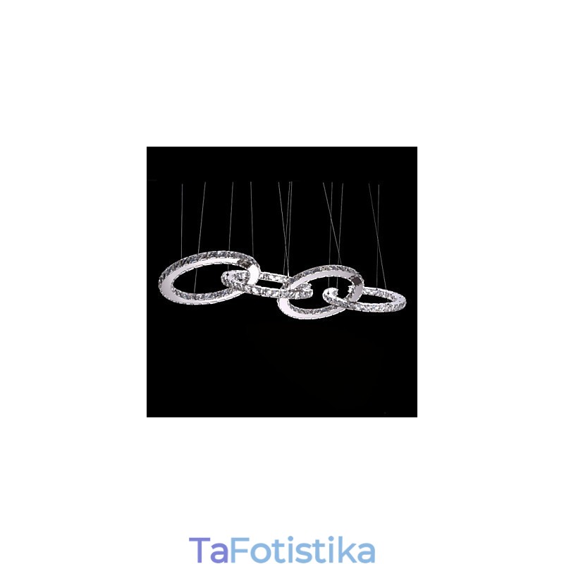Κρεμαστά Φωτάκια Crystal Light Μοντέρνο Σύγχρονο Μέταλλο