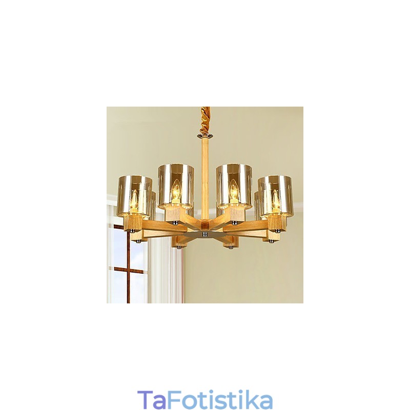 Κρεμαστά φωτάκια Country Wood Bamboo