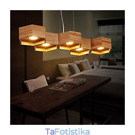 Κρεμαστά φωτάκια Country Wood Bamboo Κρεμαστά φωτάκια Country Wood Bamboo