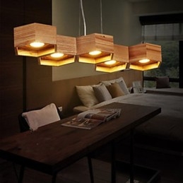 Κρεμαστά φωτάκια Country Wood Bamboo