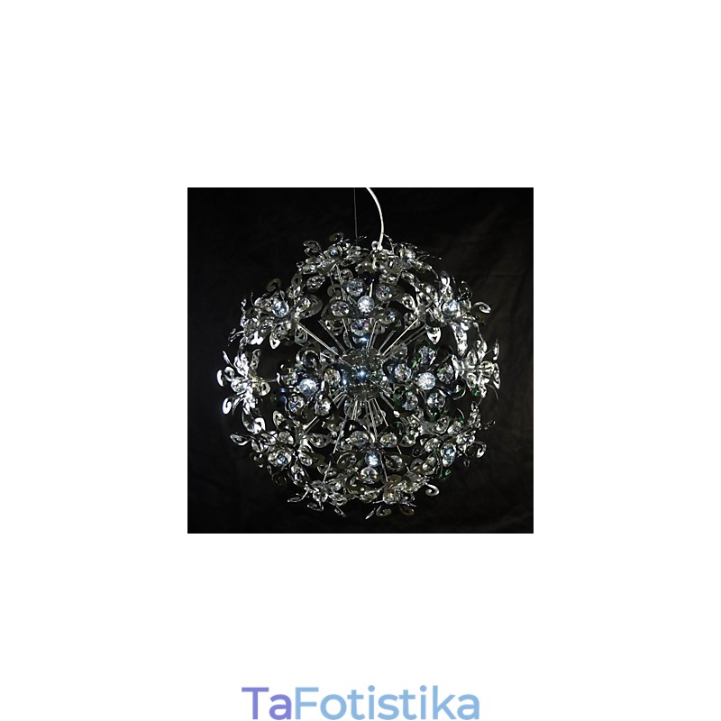 Μοντέρνο μοντέρνο κρεμαστό φωτιστικό κρυστάλλου χρωμίου