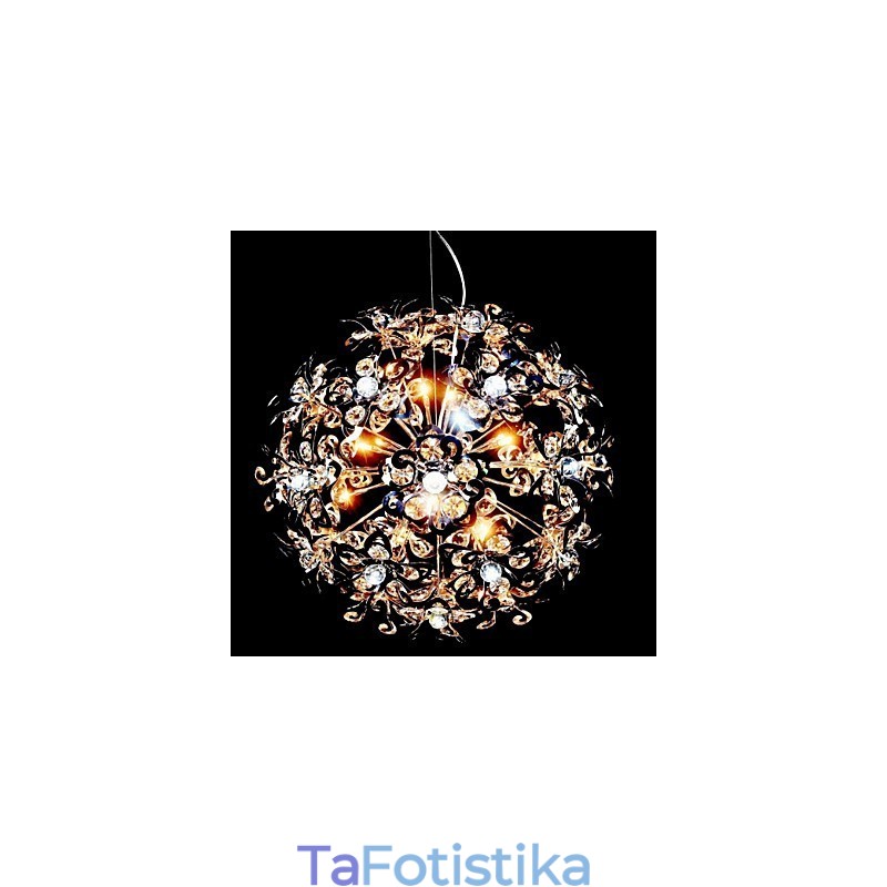 Μοντέρνο μοντέρνο κρεμαστό φωτιστικό κρυστάλλου χρωμίου