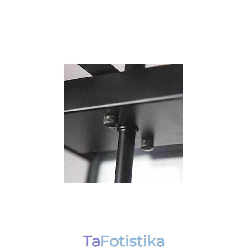 Πολυέλαιος από επιμεταλλωμένο μεταλλικό στυλ Rustic Lodge Mini