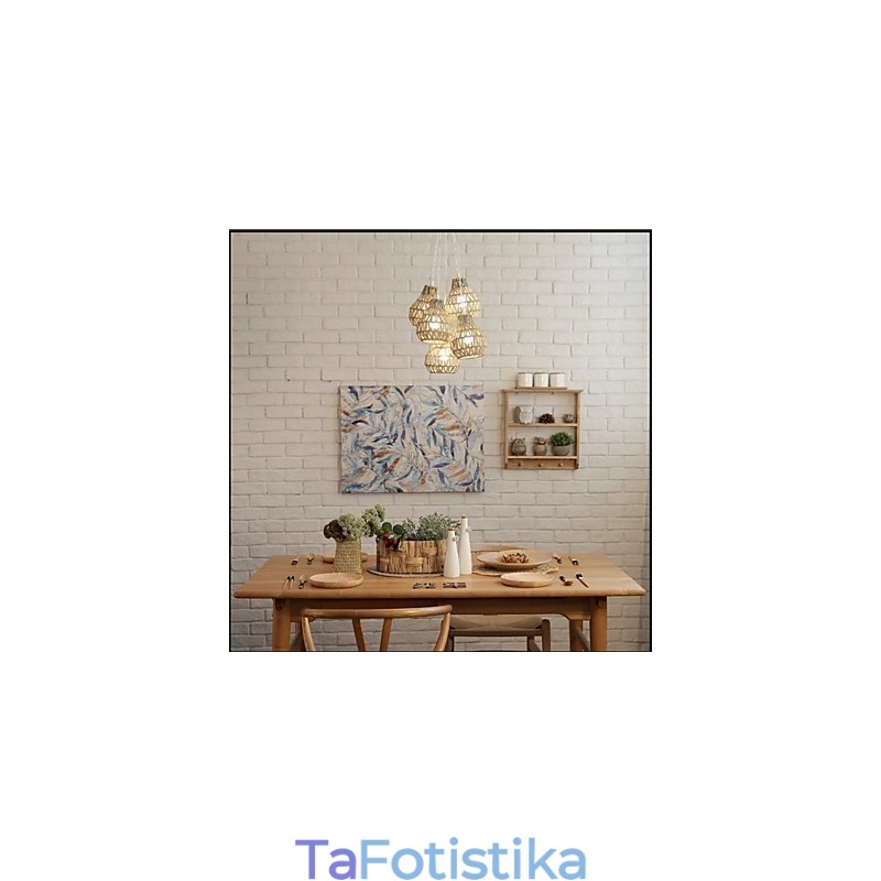 Πολυέλαιος κεφαλιού Cage Rope Creative RETRO Art 5