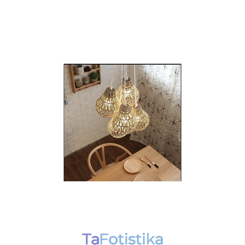 Πολυέλαιος κεφαλιού Cage Rope Creative RETRO Art 5