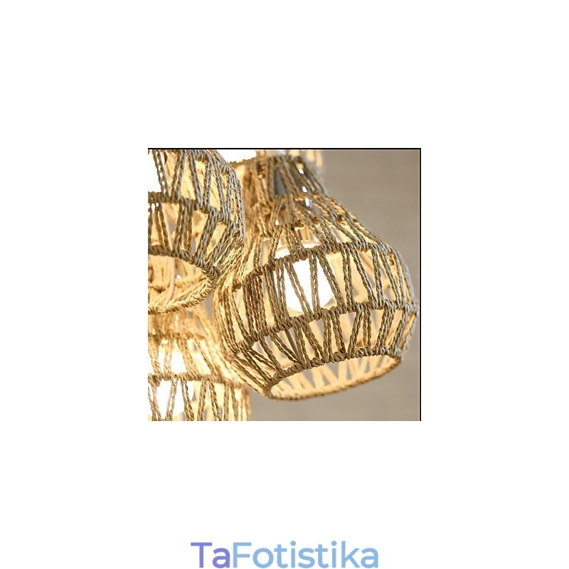 Πολυέλαιος κεφαλιού Cage Rope Creative RETRO Art 5