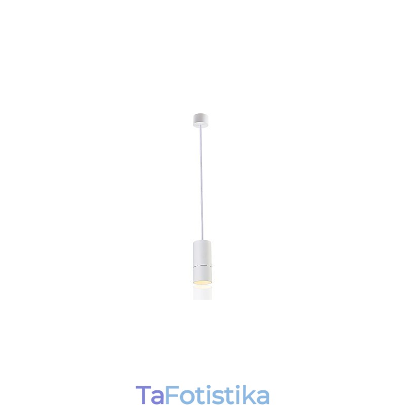 GE 05032 8W 136mm 1 ελαφρύ μίνι κρεμαστό φως λευκό σε σκόνη με αλουμίνιο