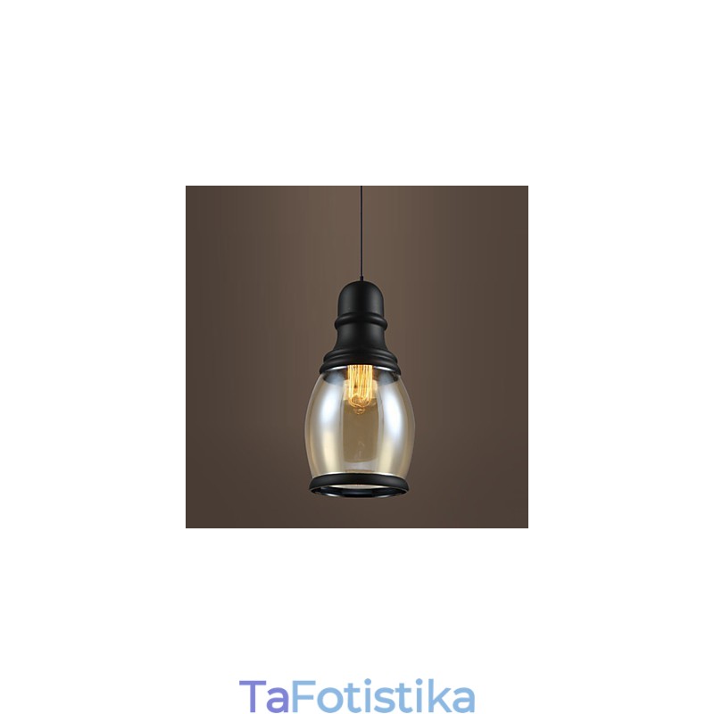 Retro Lighting Loft Lights Γυάλινο κρεμαστό φως
