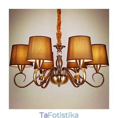 Πολυέλαιος από επιμεταλλωμένο μέταλλο Rustic Lodge Vintage Mini Style Πολυέλαιος από επιμεταλλωμένο μέταλλο Rustic Lodge Vintage Mini Style