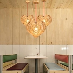 Πολυέλαιος Mini Style Lantern Wood Bamboo