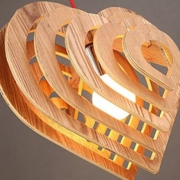 Πολυέλαιος Mini Style Lantern Wood Bamboo