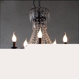 Κρυστάλλινο φωτιστικό American Country Retro Candle