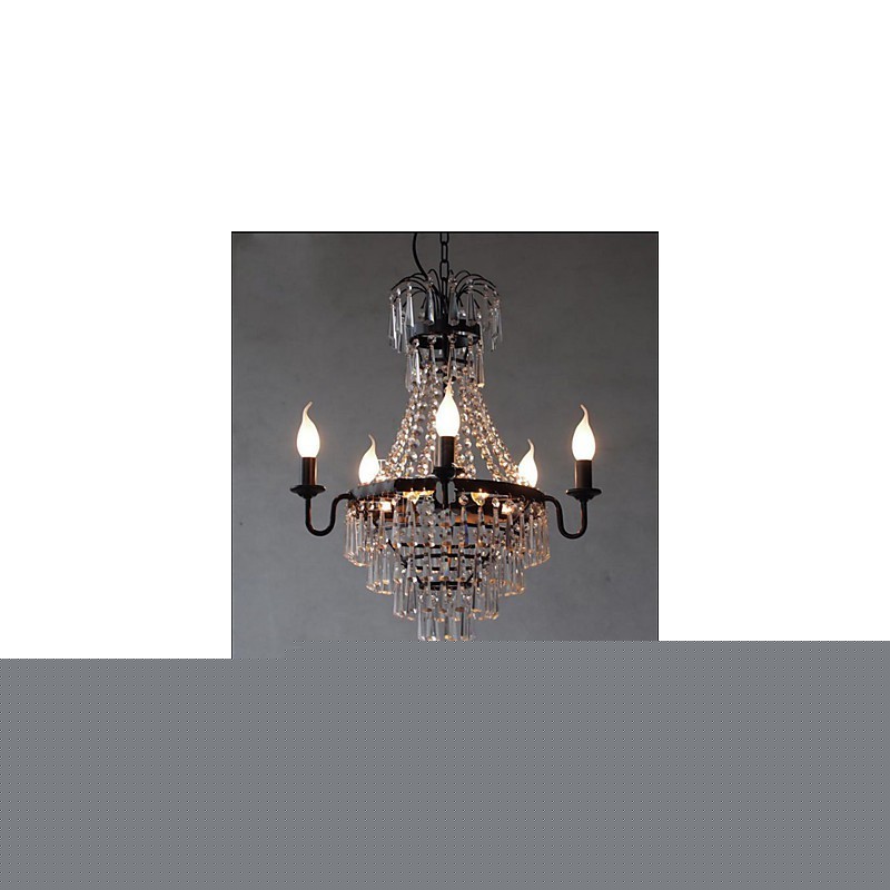Κρυστάλλινο φωτιστικό American Country Retro Candle