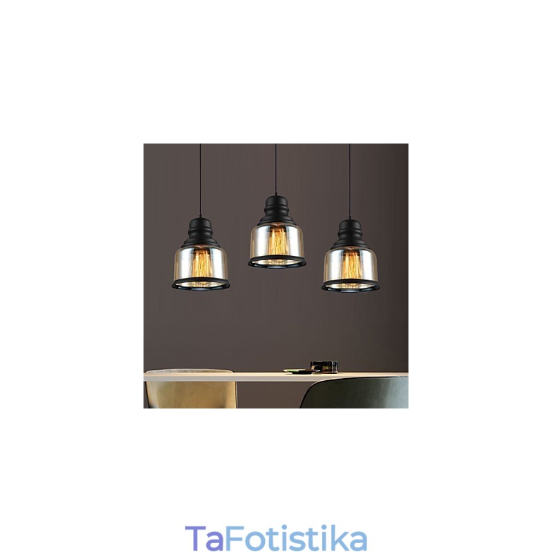 Retro Lighting Loft Lights Γυάλινο κρεμαστό φως