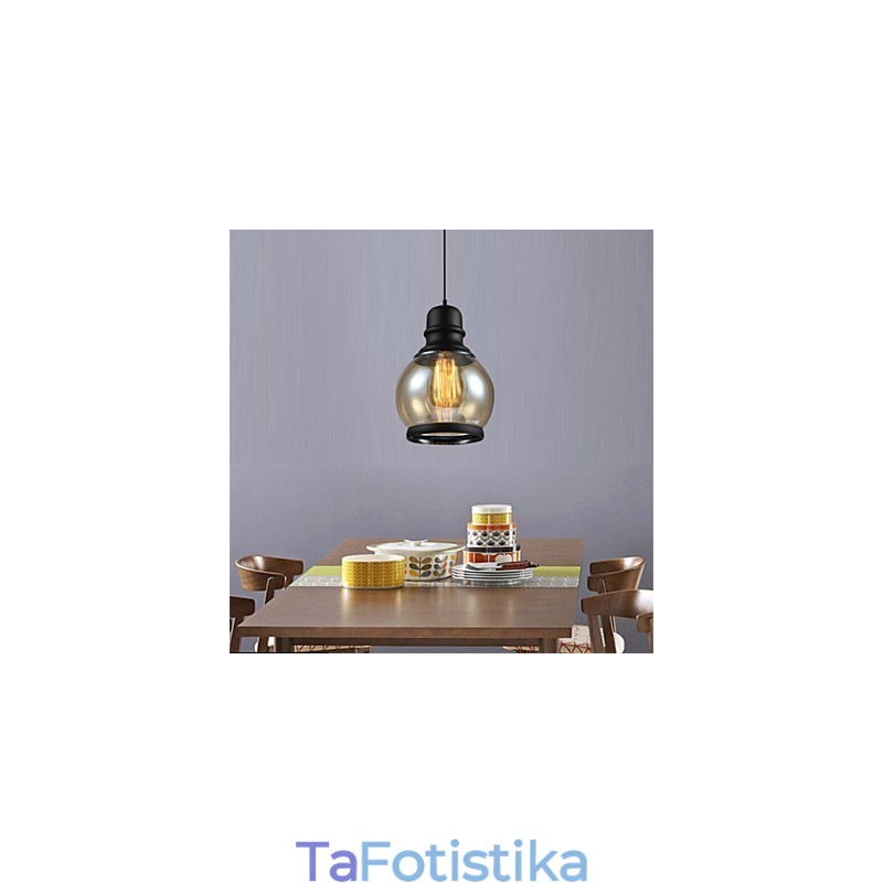 Retro Lighting Loft Lights Γυάλινο κρεμαστό φως