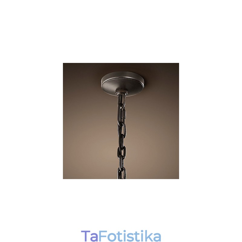 Κρεμαστό φως 2 φωτός με Διάφανη Σκιά