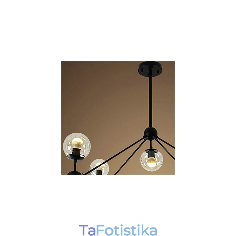 Country Painting Μεταλλικό Κρεμαστό Φωτιστικό Γκαράζ