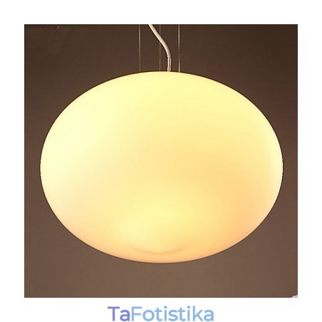 Απλό μενταγιόν Milk White Glass Creative Cafe Απλό μενταγιόν Milk White Glass Creative Cafe