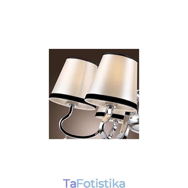 Τραπεζαρία με μοντέρνο παραδοσιακό κλασικό ρουστίκ Lodge Vintage Island με μεταλλικό πολυέλαιο χρωμίου