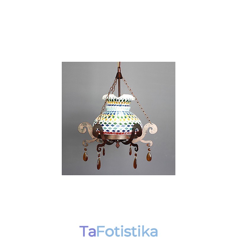 Μονόκλινος Vintage Πολυέλαιος Μονοθέσιος Pastoral Industrial Art
