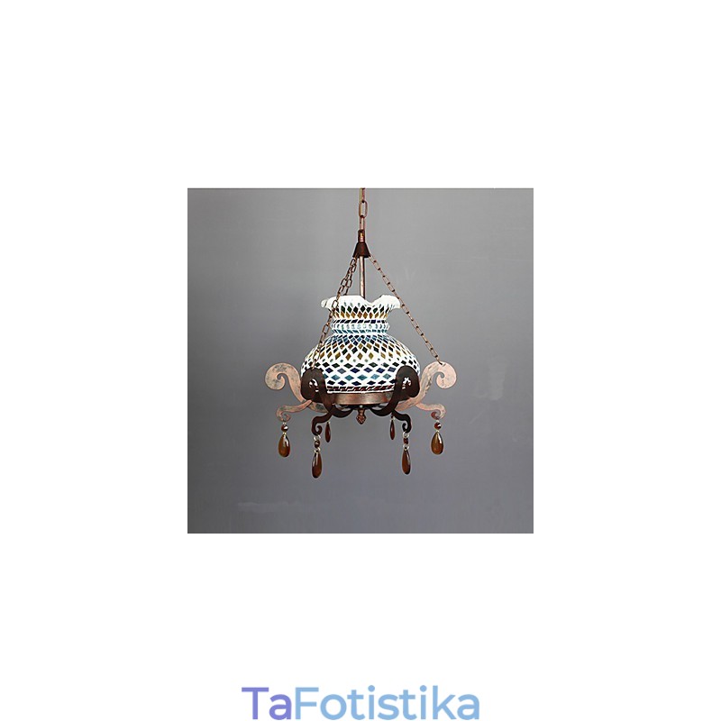 Μονόκλινος Vintage Πολυέλαιος Μονοθέσιος Pastoral Industrial Art