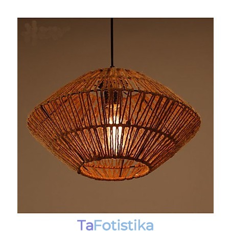 Ο πολυέλαιος Americange Hand Woven Rope Chandelier Ο πολυέλαιος Americange Hand Woven Rope Chandelier
