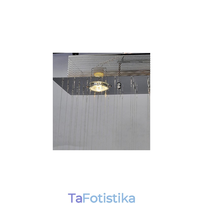 Παραδοσιακή, κλασική, μεταλλική βάση από κρύσταλλο χρώμιο