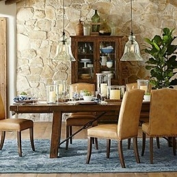 Φωτιστικό κρεμαστό γυαλί ζωγραφικής Country Mini Style