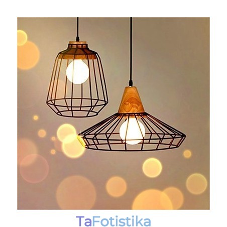 American Retro Birdcage Shape Iron Art Chandelier American Retro Birdcage Shape Iron Art Chandelier