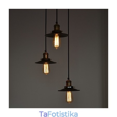 Vintage 3 ανοιχτό μενταγιόν σε σιδερένια απόχρωση Vintage 3 ανοιχτό μενταγιόν σε σιδερένια απόχρωση