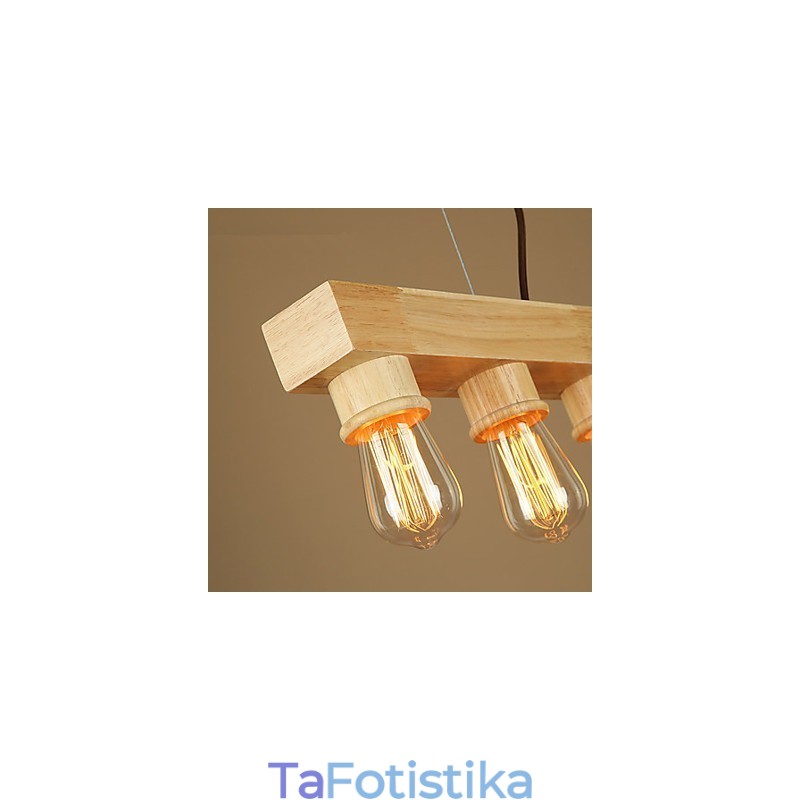 Κρεμαστά φωτάκια Country Wood Bamboo