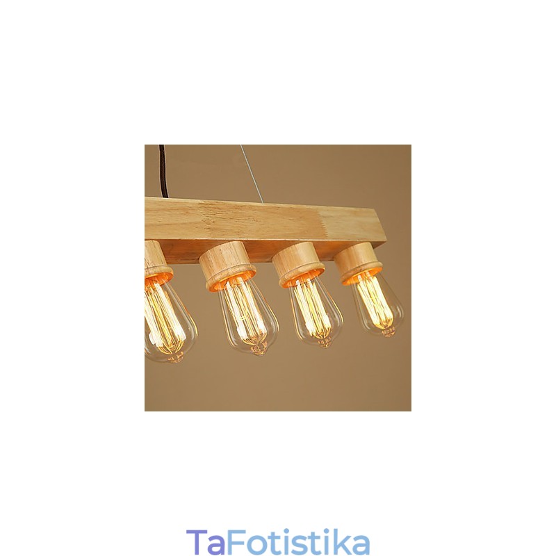 Κρεμαστά φωτάκια Country Wood Bamboo