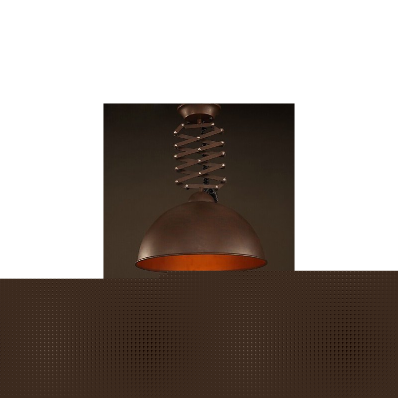 Lamp Shade Μαύρος σφυρήλατο σίδηρος εύκαμπτος πολυέλαιος Βιομηχανική αποθήκη Καπάκι Καπάκι απόχρωση Πολυέλαιος