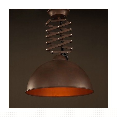 Lamp Shade Μαύρος σφυρήλατο σίδηρος εύκαμπτος πολυέλαιος Βιομηχανική αποθήκη Καπάκι Καπάκι απόχρωση Πολυέλαιος