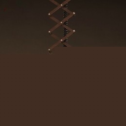 Lamp Shade Μαύρος σφυρήλατο σίδηρος εύκαμπτος πολυέλαιος Βιομηχανική αποθήκη Καπάκι Καπάκι απόχρωση Πολυέλαιος