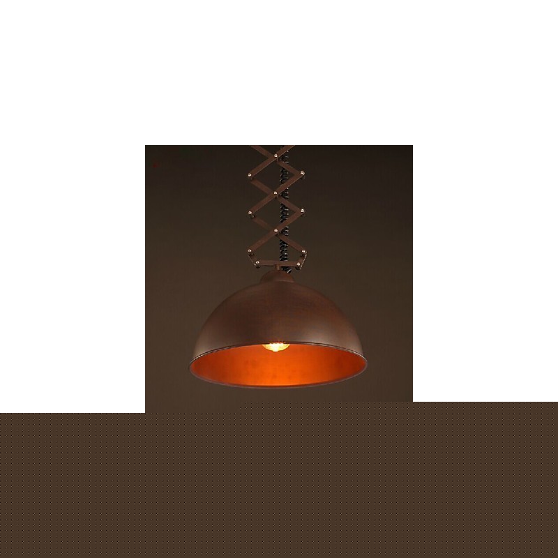 Lamp Shade Μαύρος σφυρήλατο σίδηρος εύκαμπτος πολυέλαιος Βιομηχανική αποθήκη Καπάκι Καπάκι απόχρωση Πολυέλαιος
