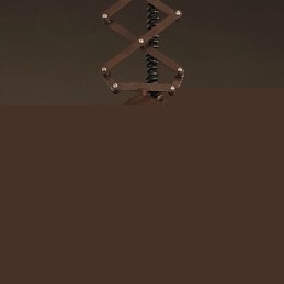 Lamp Shade Μαύρος σφυρήλατο σίδηρος εύκαμπτος πολυέλαιος Βιομηχανική αποθήκη Καπάκι Καπάκι απόχρωση Πολυέλαιος